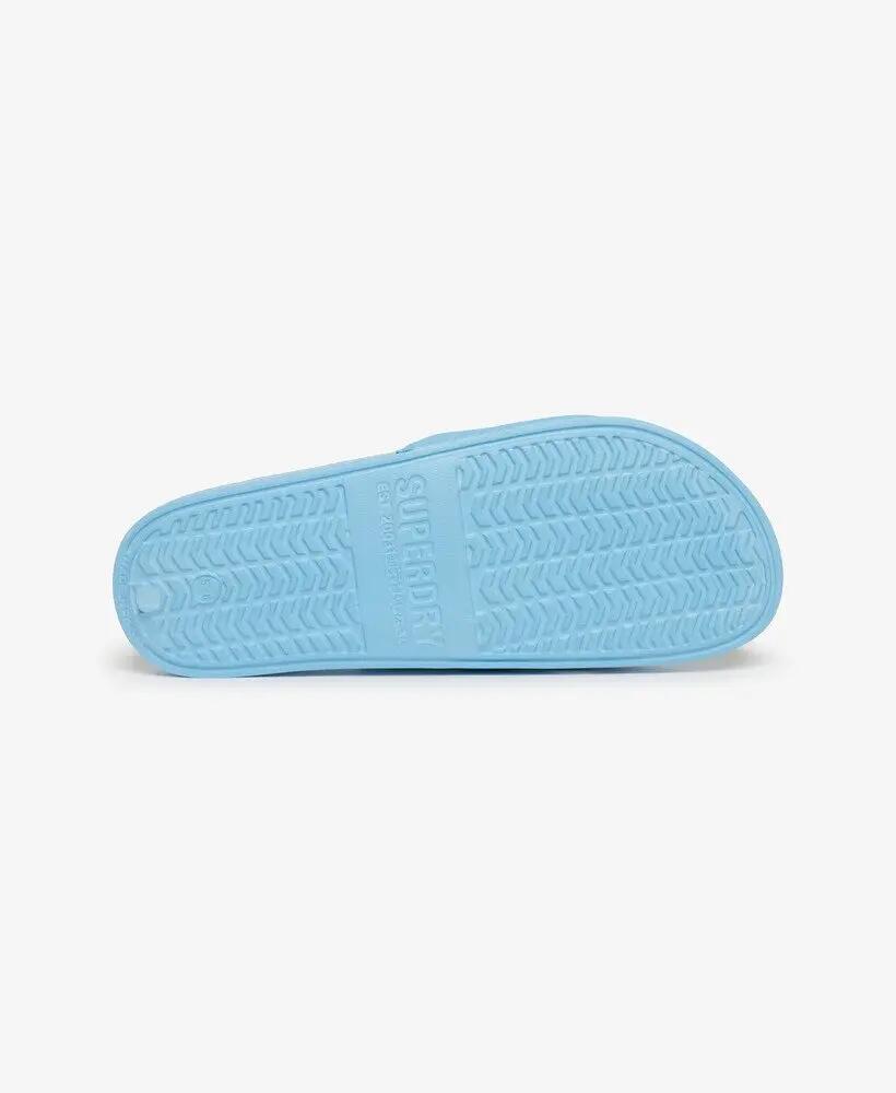 superdry Pool Sliders sandales légères à brides rembourrées – Blue Sea 5/7