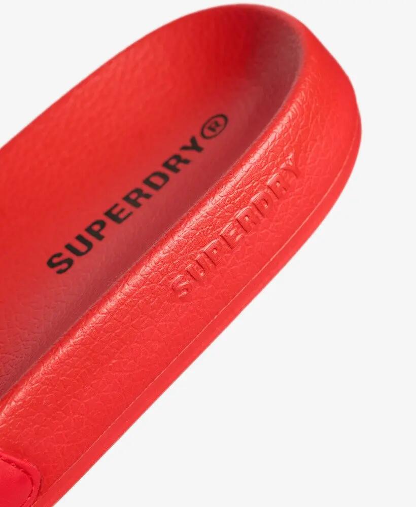 superdry Core Graphic Badslipper van polyurethaan – DROP KICK RED 4/4