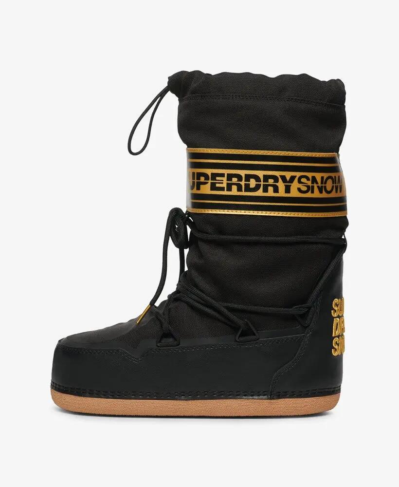 superdry Snow Boot bota de inverno com sola em borracha – Black 4/7