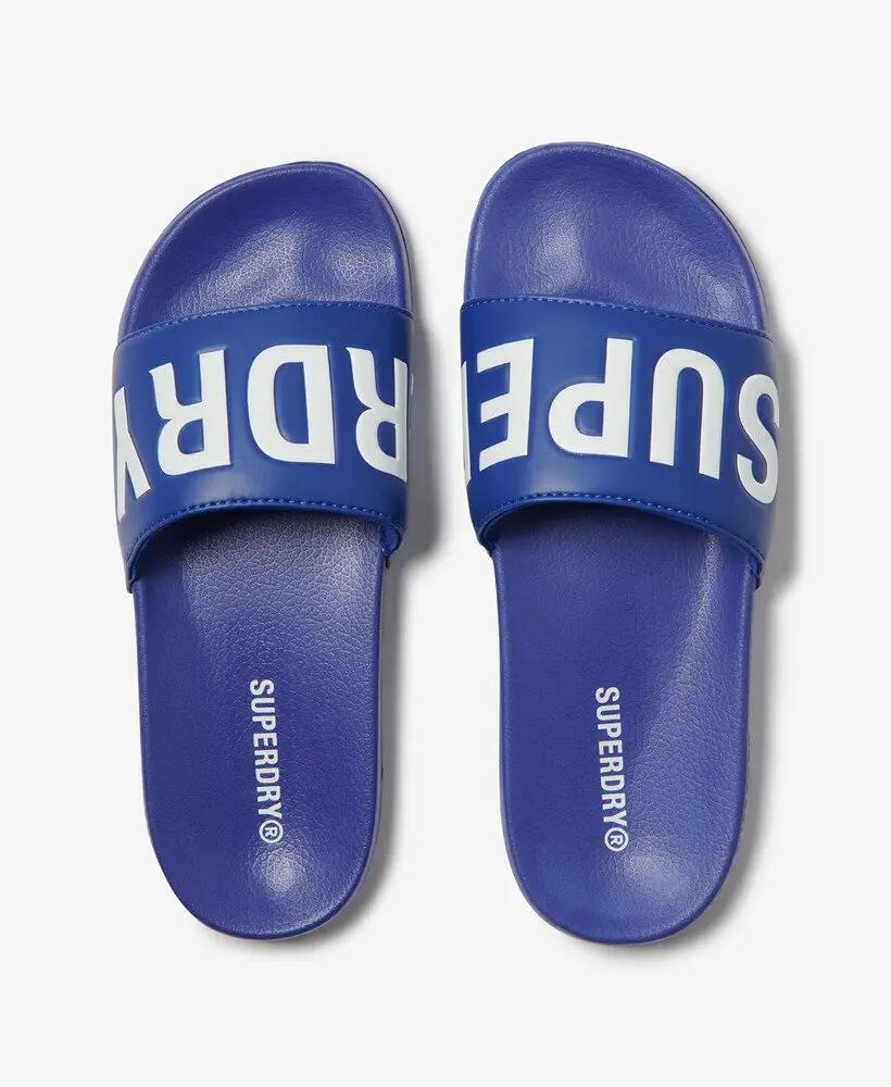 superdry Code Core Pool Sliders - gepolsterte Badelatschen mit geformtem 5/7