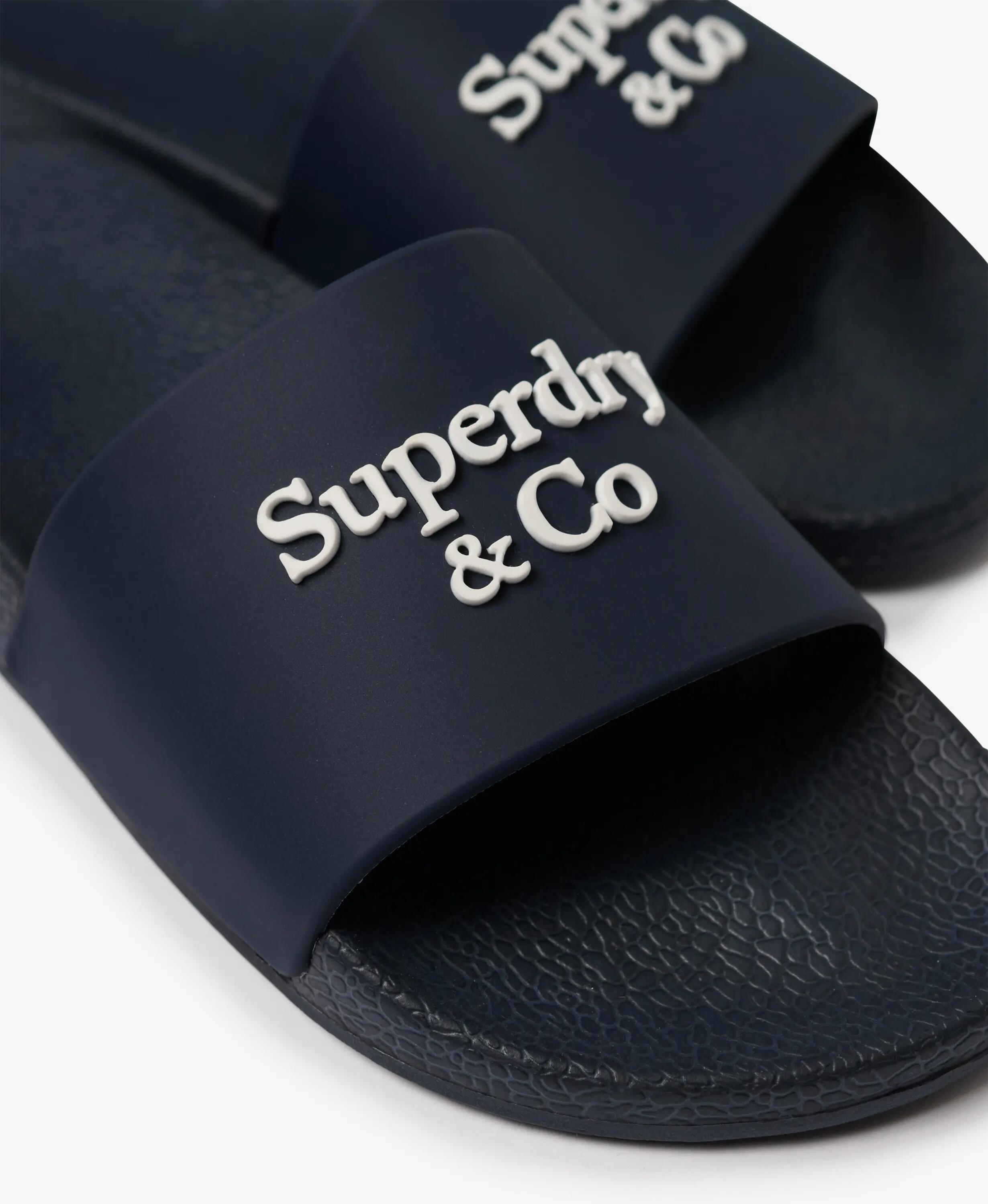 superdry Pool Sliders pour femme — semelle et première en EVA remployé – 6/7