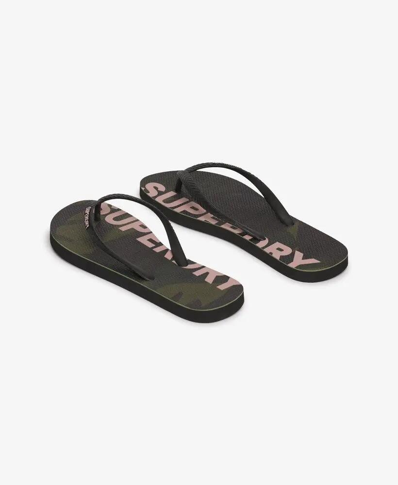 superdry Infradito Logo in gomma – Nathan Camo 4/7