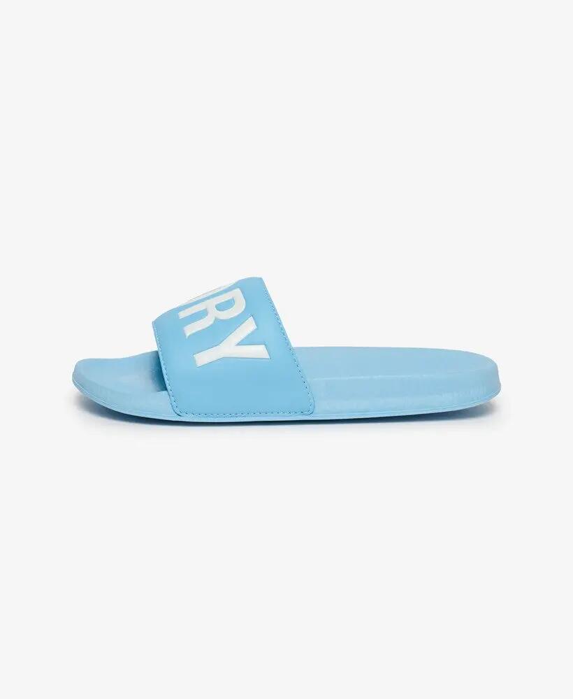 superdry Pool Sliders sandales légères à brides rembourrées – Blue Sea 4/7