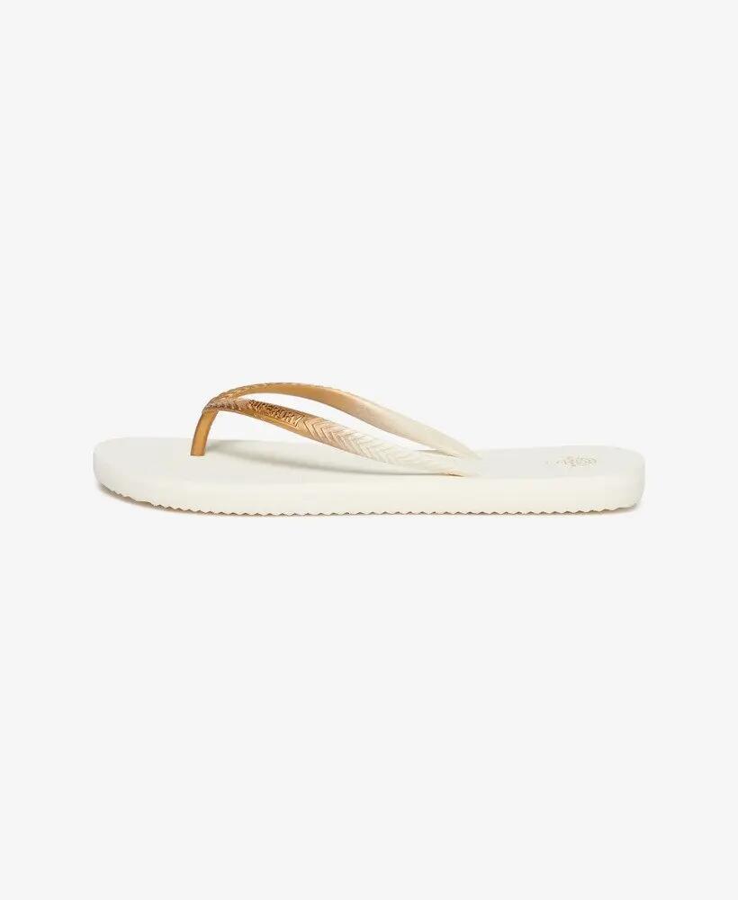 superdry Infradito Core Metallic in gomma ed EVA – OFF WHITE 4/7