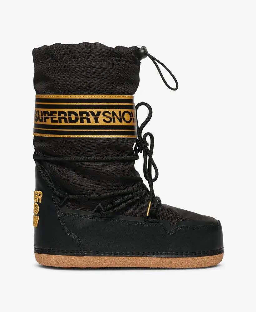 superdry Snow Boot bota de inverno com sola em borracha – Black 3/7