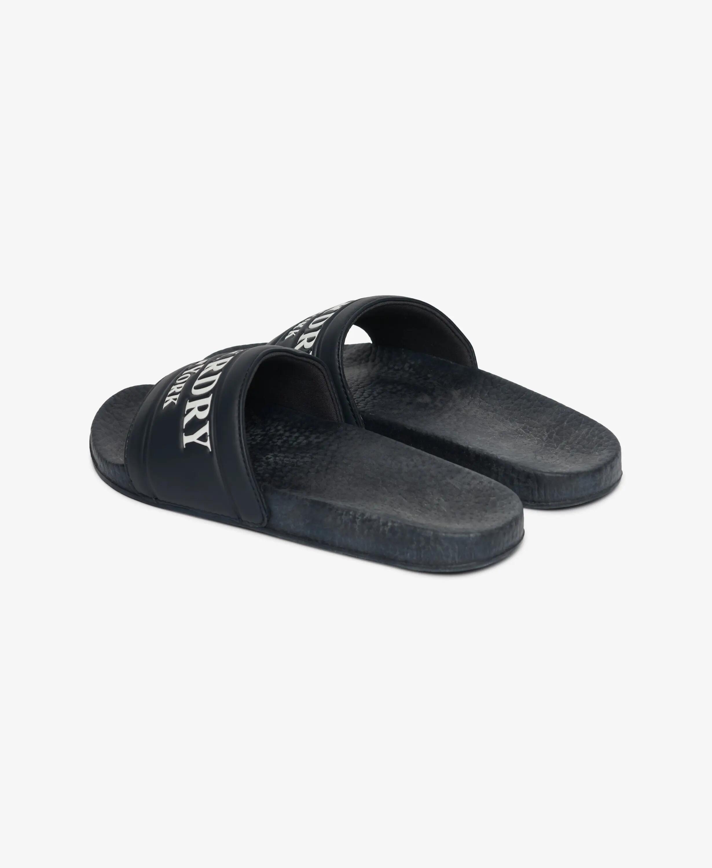 superdry chinelos Destination Pool com tira almofadada – EBONY 4/7