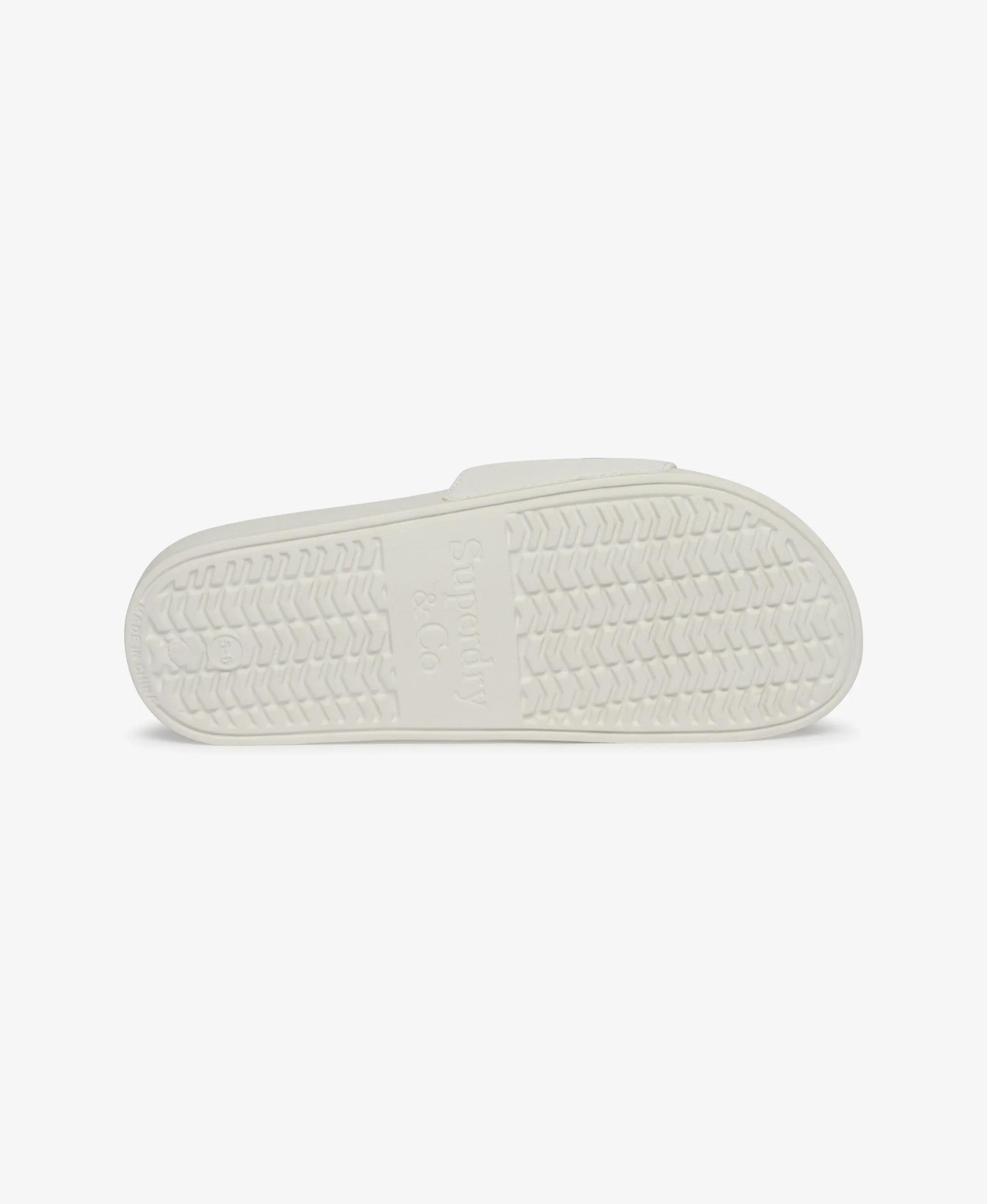 superdry Pool Sliders ciabatte piscina con cinturini imbottiti – Brilliant White 5/7
