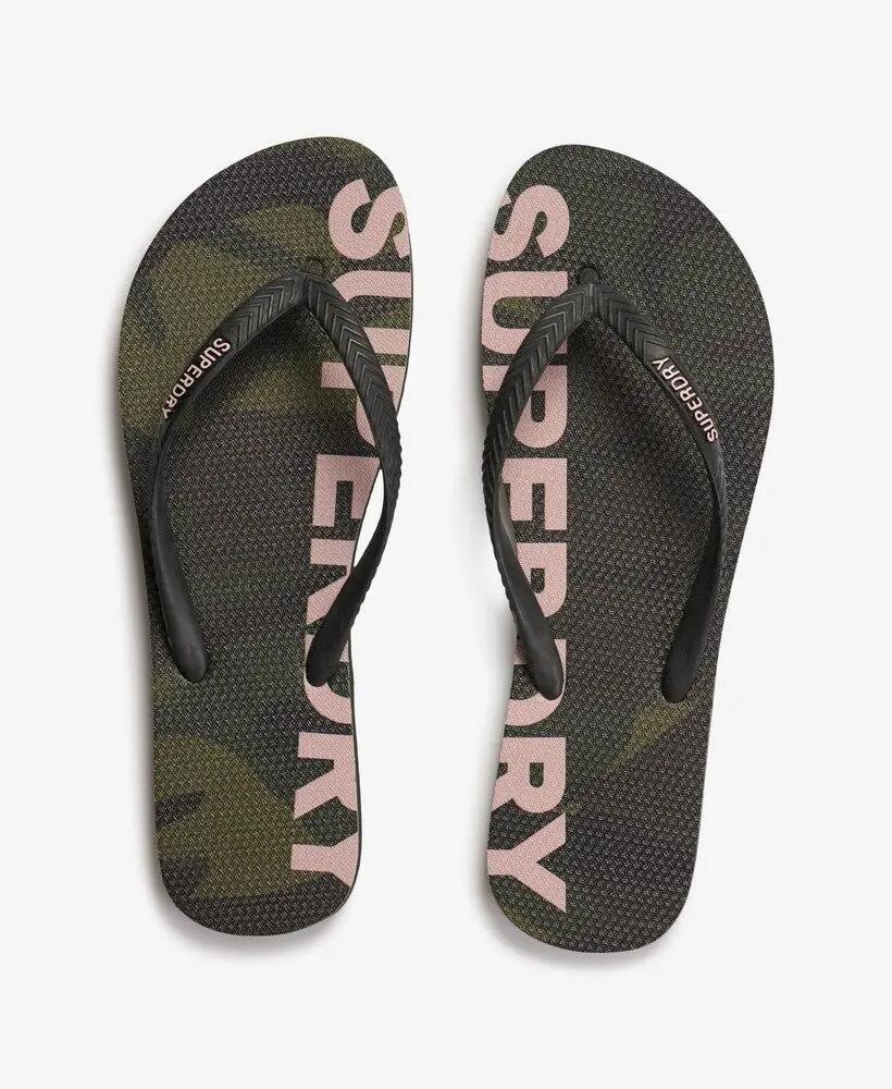 superdry Infradito Logo in gomma – Nathan Camo 3/7