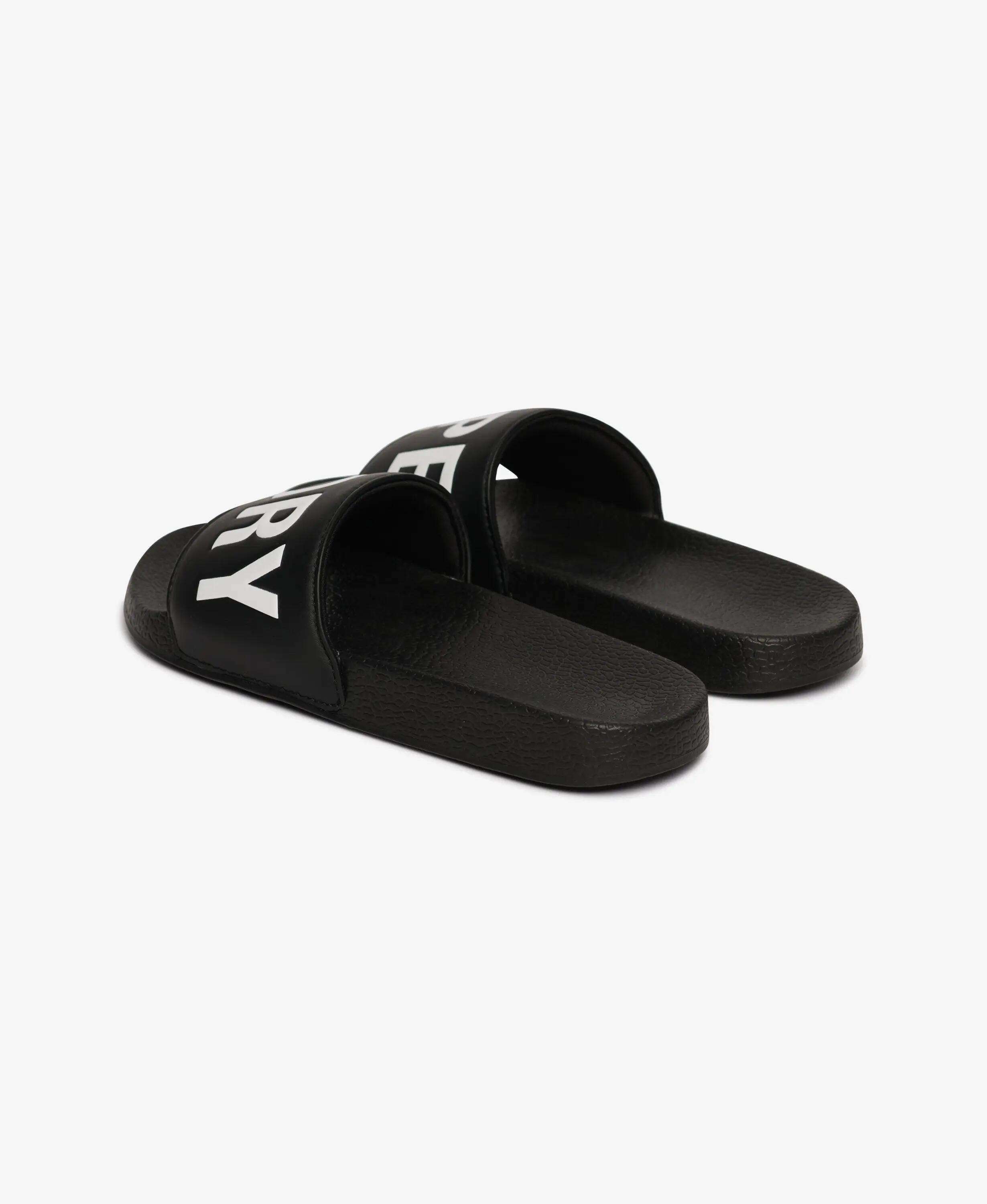 superdry Pool Sliders chinelos com palmilha moldada – Black 4/7