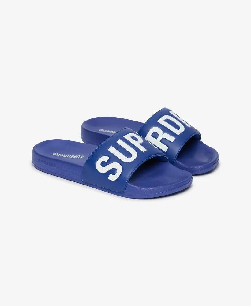superdry Code Core Pool Sliders - gepolsterte Badelatschen mit geformtem 2/7