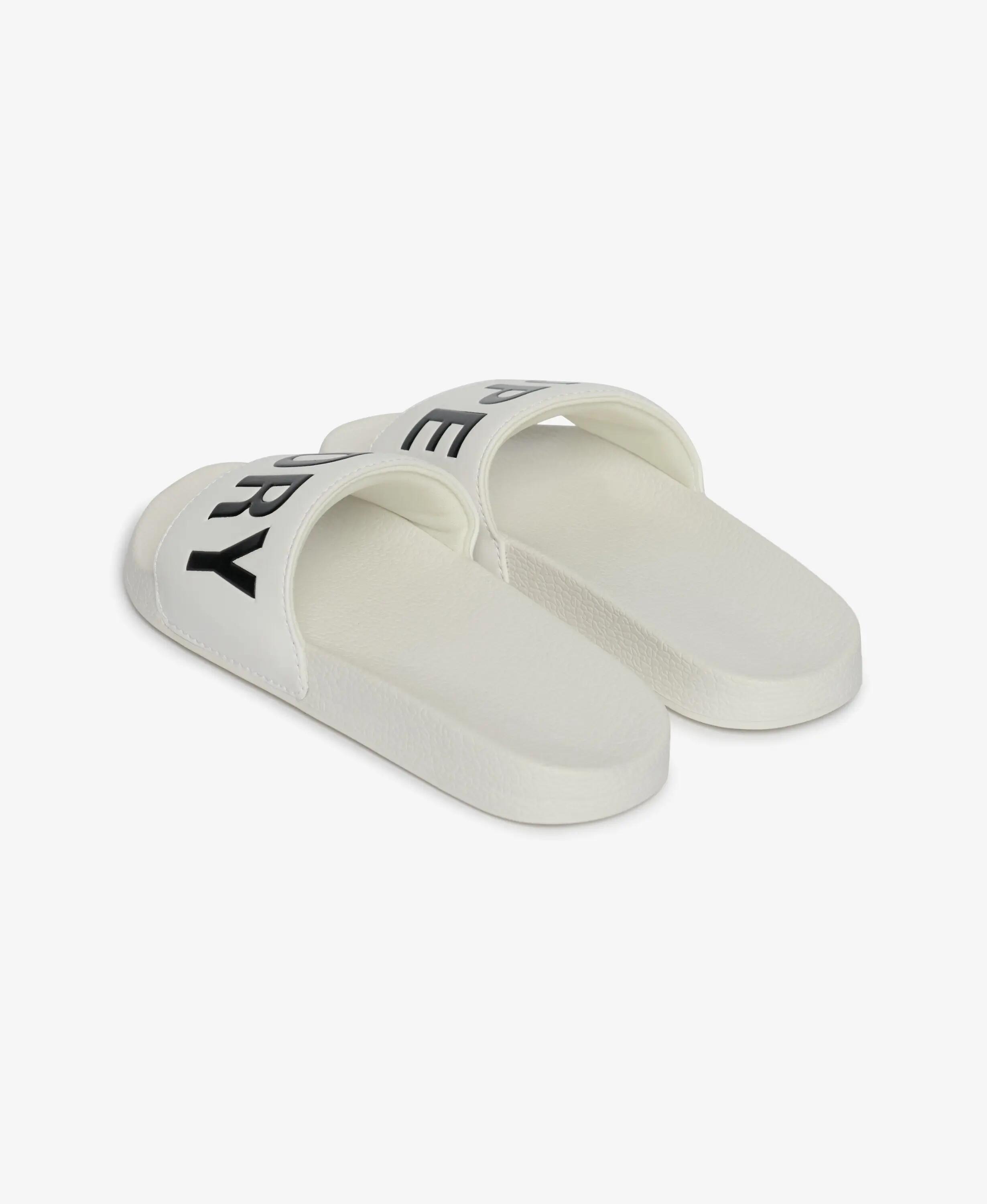 superdry Pool Sliders ciabatte piscina con cinturini imbottiti – Brilliant White 4/7