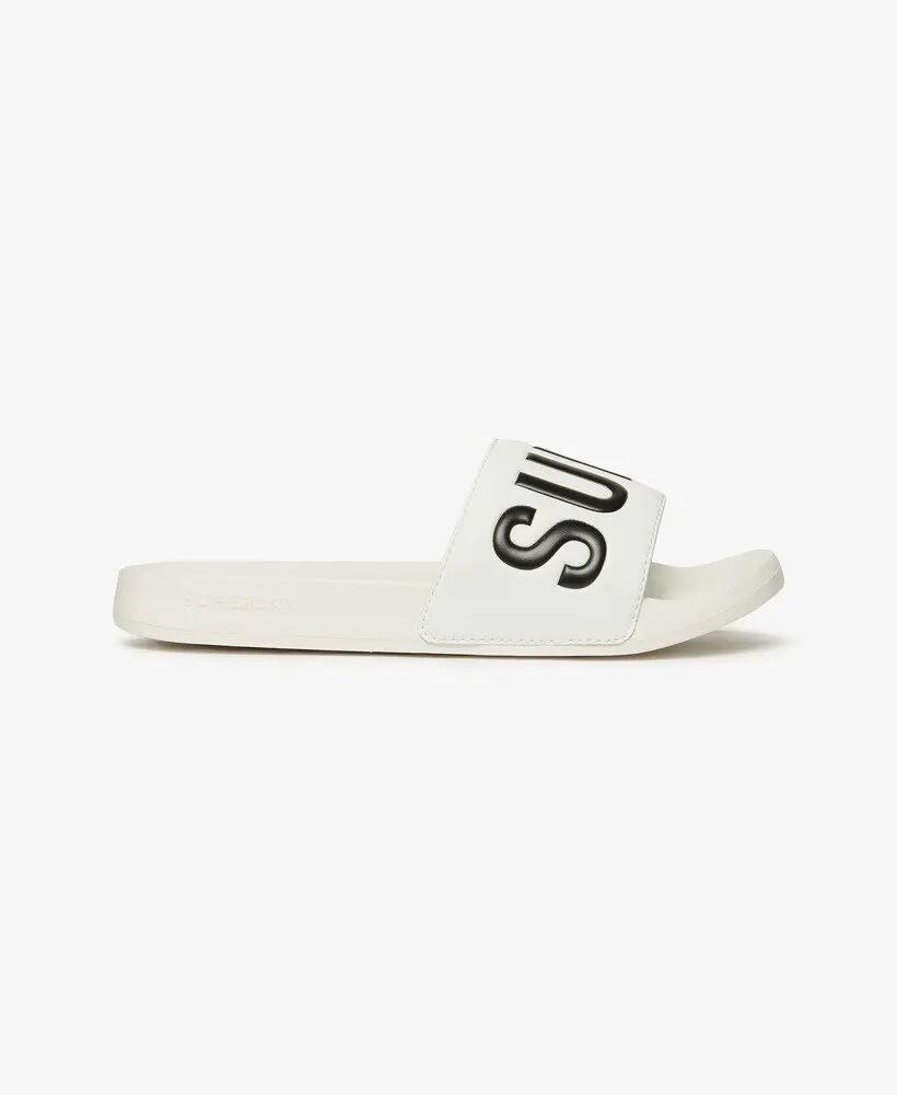 superdry Core Pool Slide em material sintético – Brilliant White 2/5