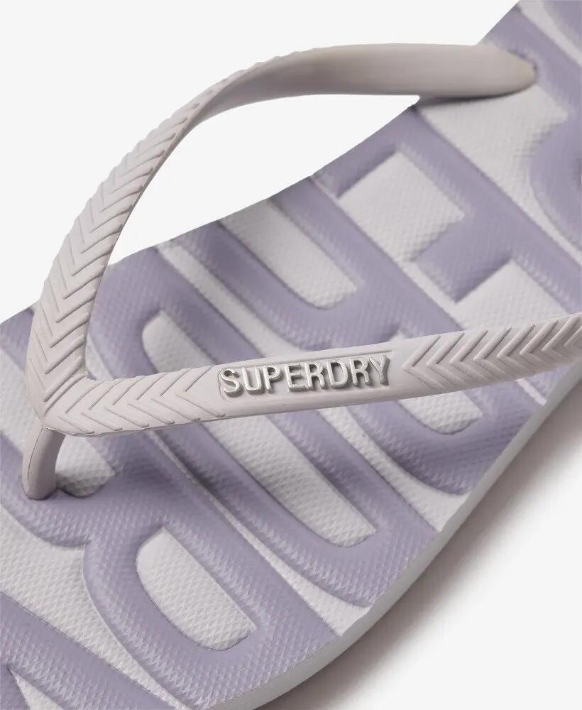 superdry Infradito Core Logo in gomma – Iced Purple 6/7