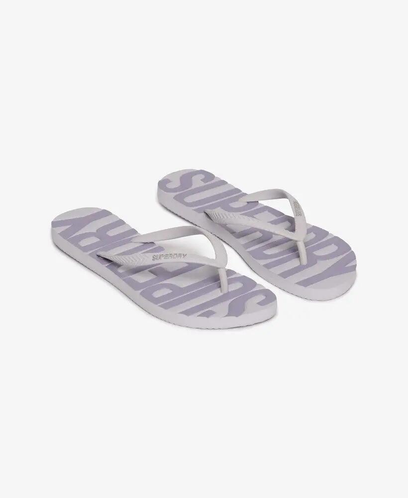 superdry Infradito Core Logo in gomma – Iced Purple 4/7