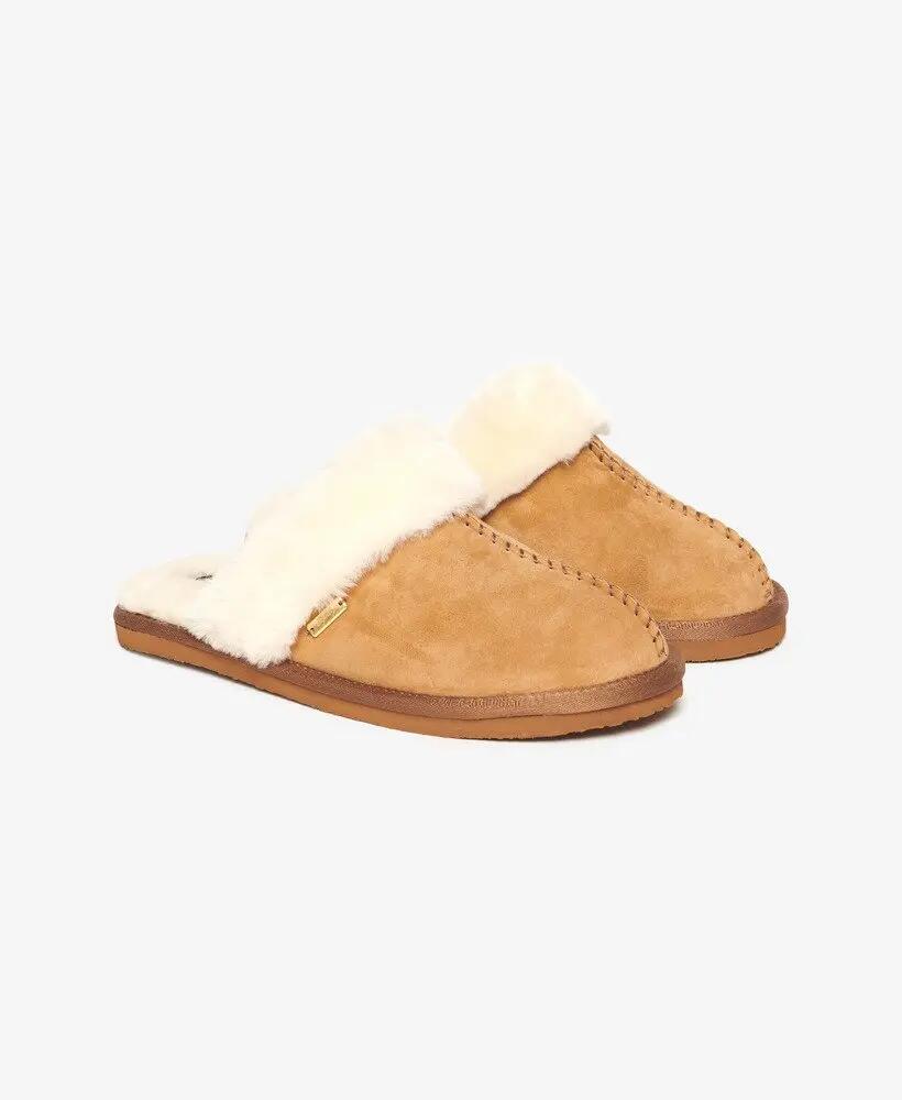 superdry Suede Mule Slipper – mules en suède avec intérieur en peau de mouton – 3/7