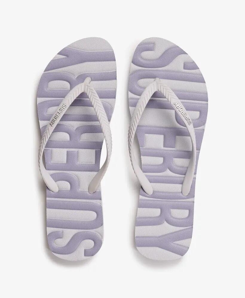 superdry Infradito Core Logo in gomma – Iced Purple 2/7