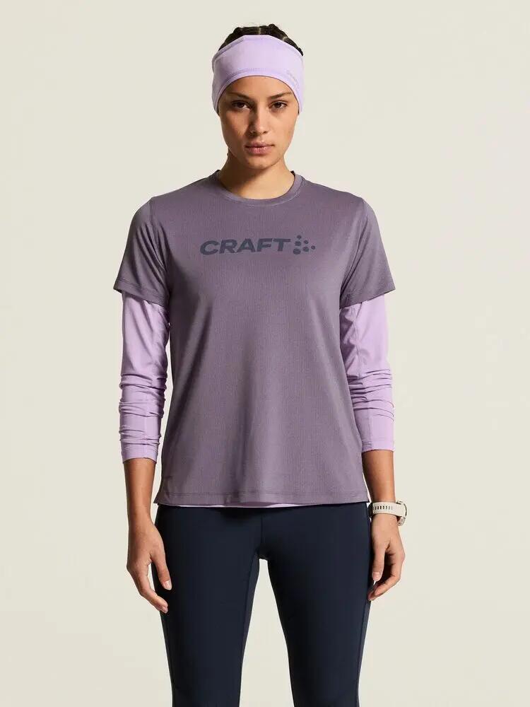 craft Essence Logo Tee 2 W Trainingsshirt van gerecycled mesh – Cadet 7/7
