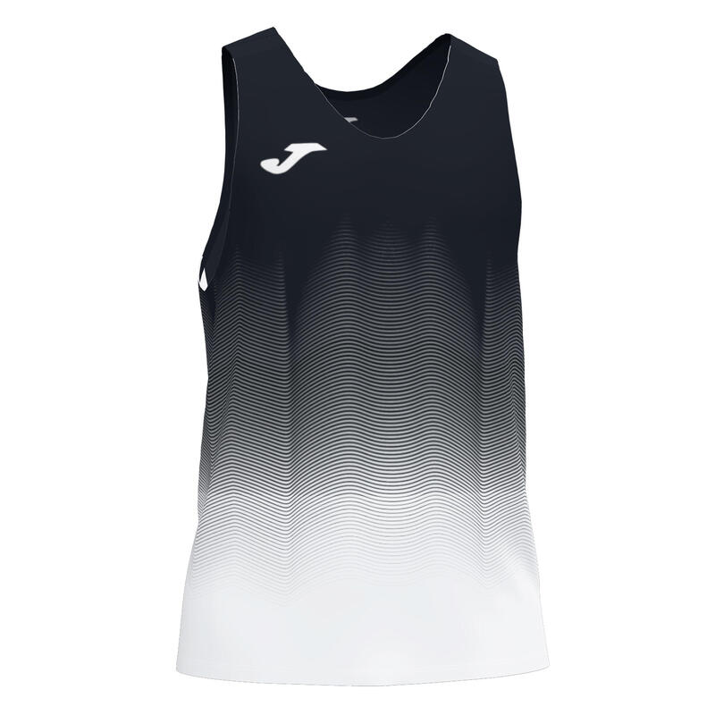 T-shirt de alça running Rapaz Joma Elite vii preto branco cinzento