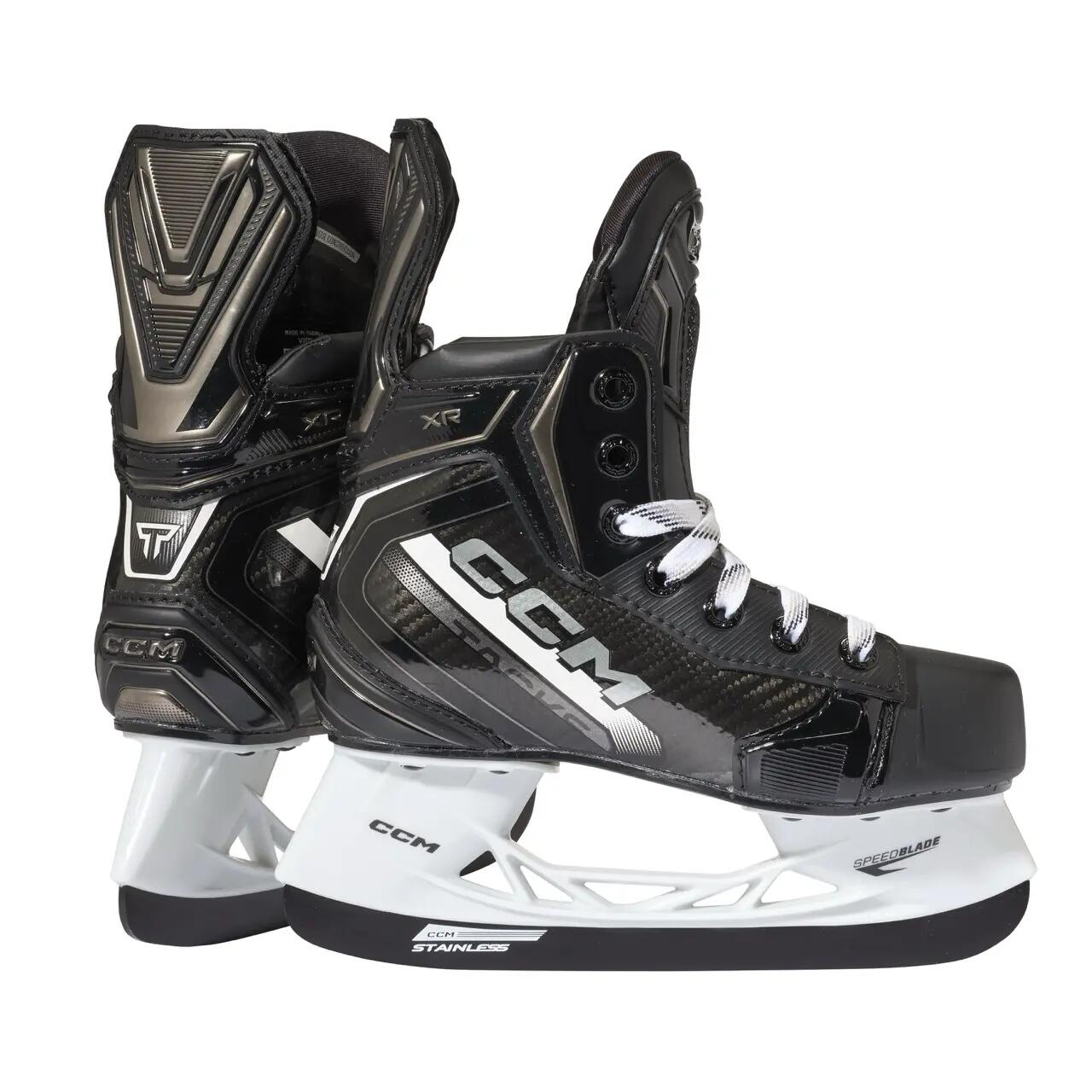 CCM SKXR YT CCM TAC Player pattini da hockey su ghiaccio Regular 11.5 giovani 1/5