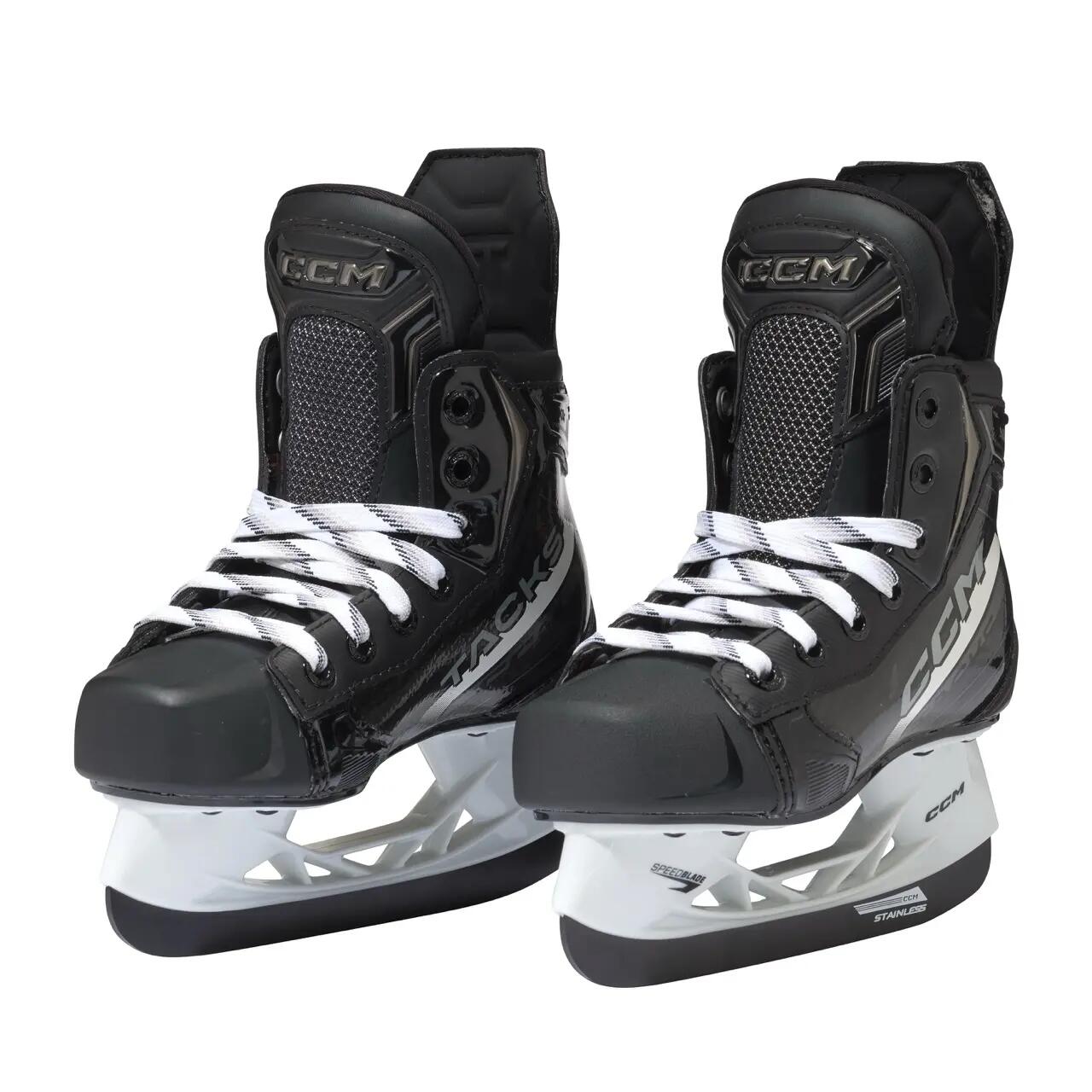 CCM SKXR YT CCM TAC Player pattini da hockey su ghiaccio Regular 11.5 giovani 2/5