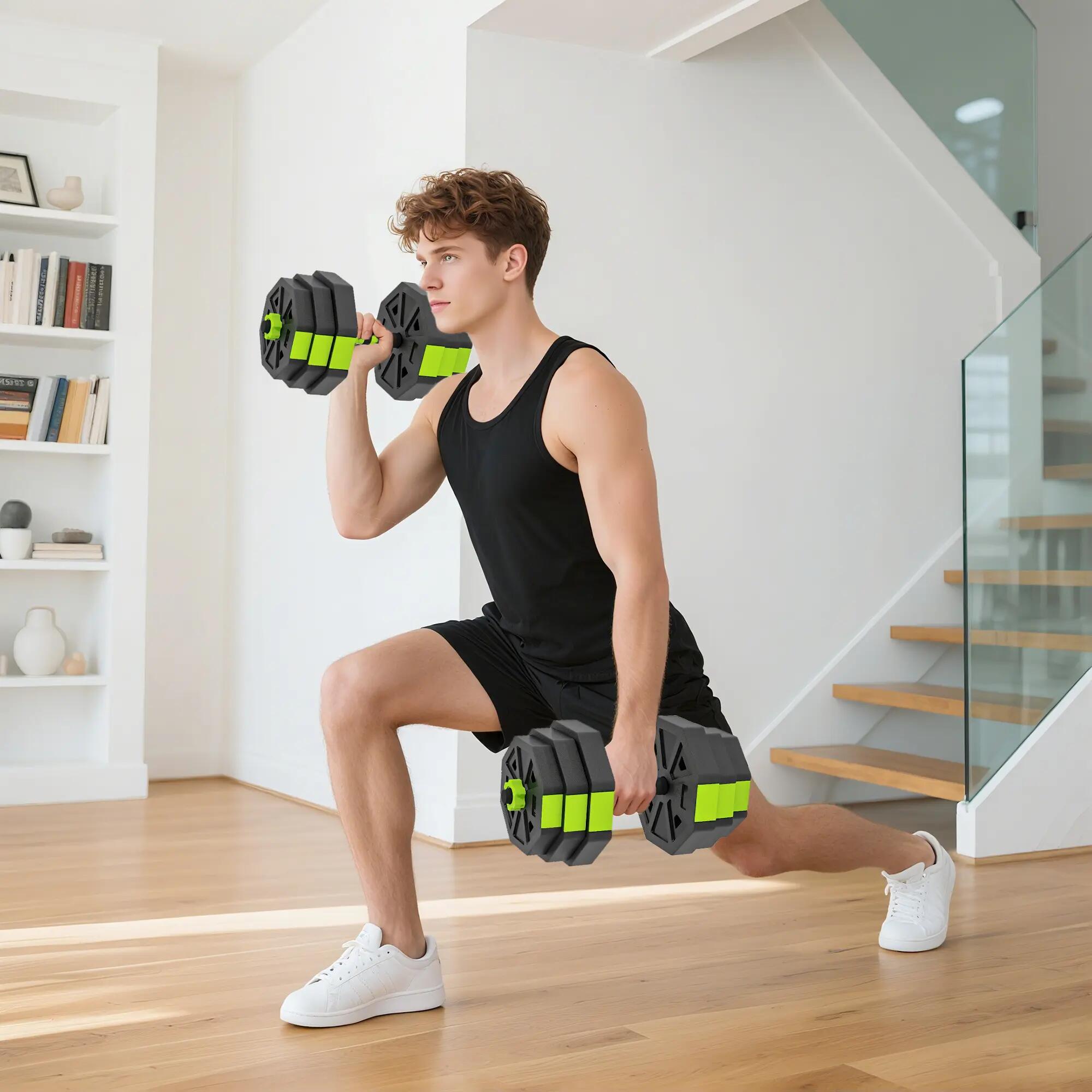 Kit de musculation 6 en 1 cardio-training - multifonction - vert 4/6