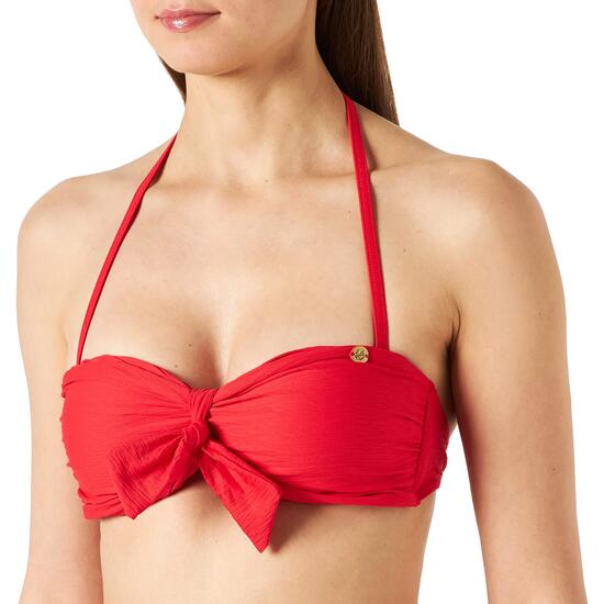 Maillot une pièce - femme - bandeau - Merenda Collins - rouge collins
