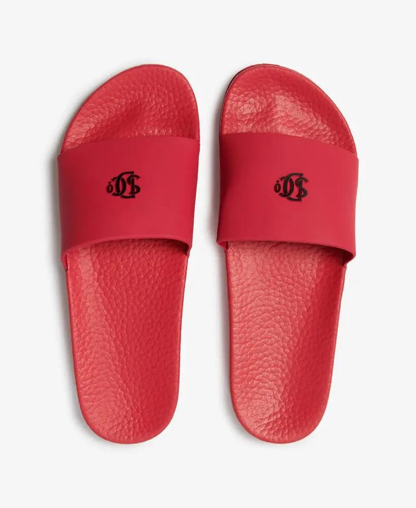 superdry SD&Co. Pool Ciabatte con plantare sagomato – Flare Red/Black 6/7