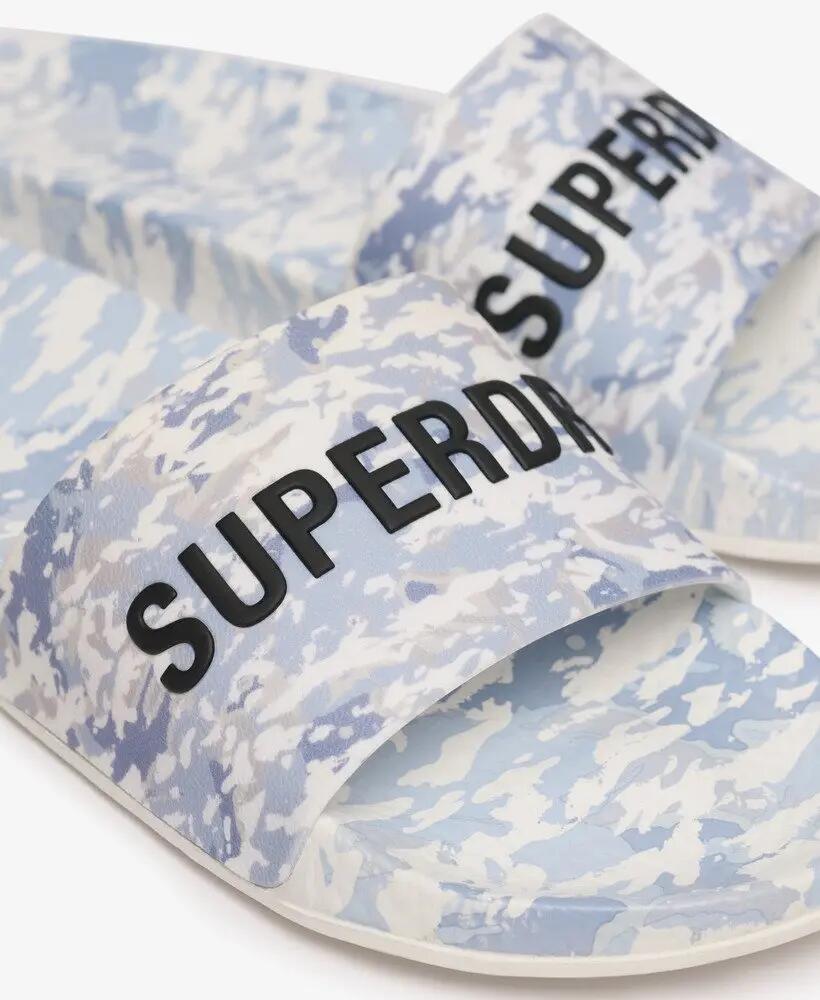 superdry Claquettes Camo Print avec semelle moulée – Whiteout Camo 4/7