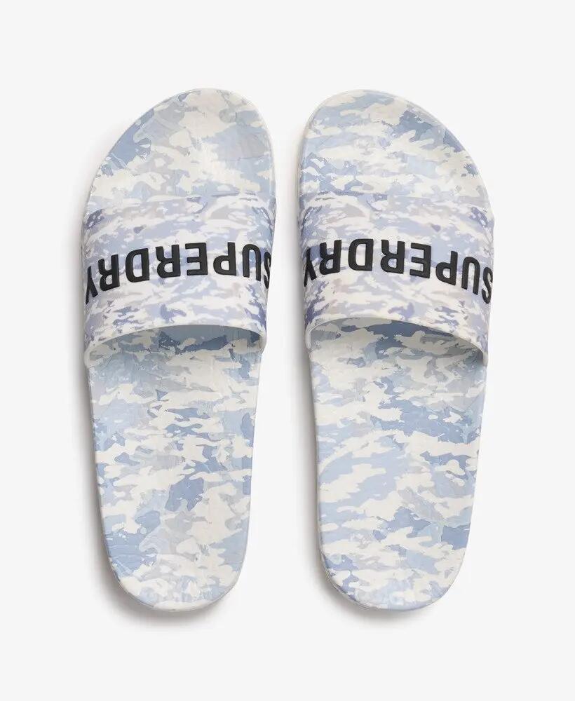 superdry Claquettes Camo Print avec semelle moulée – Whiteout Camo 3/7