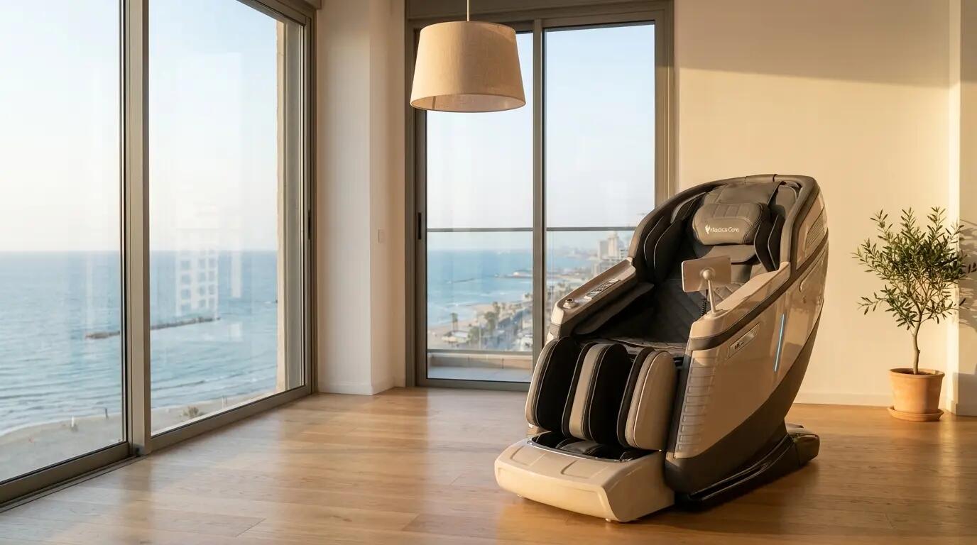 Cadeira de Massagem XZ7 (Branco / Castanho) 2/6
