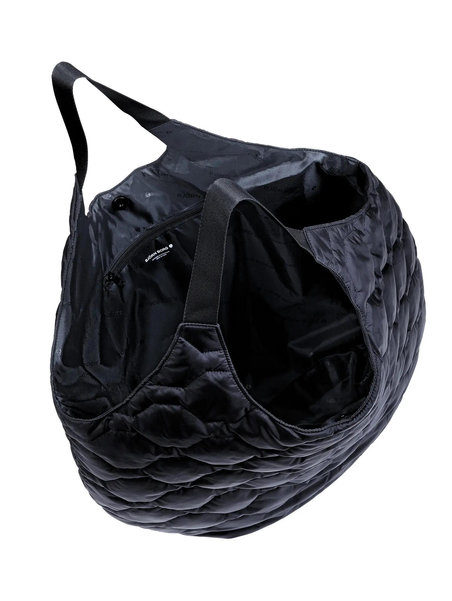 bjorn_borg BORG QUILTED TOTE in BLACK BEAUTY 4/4