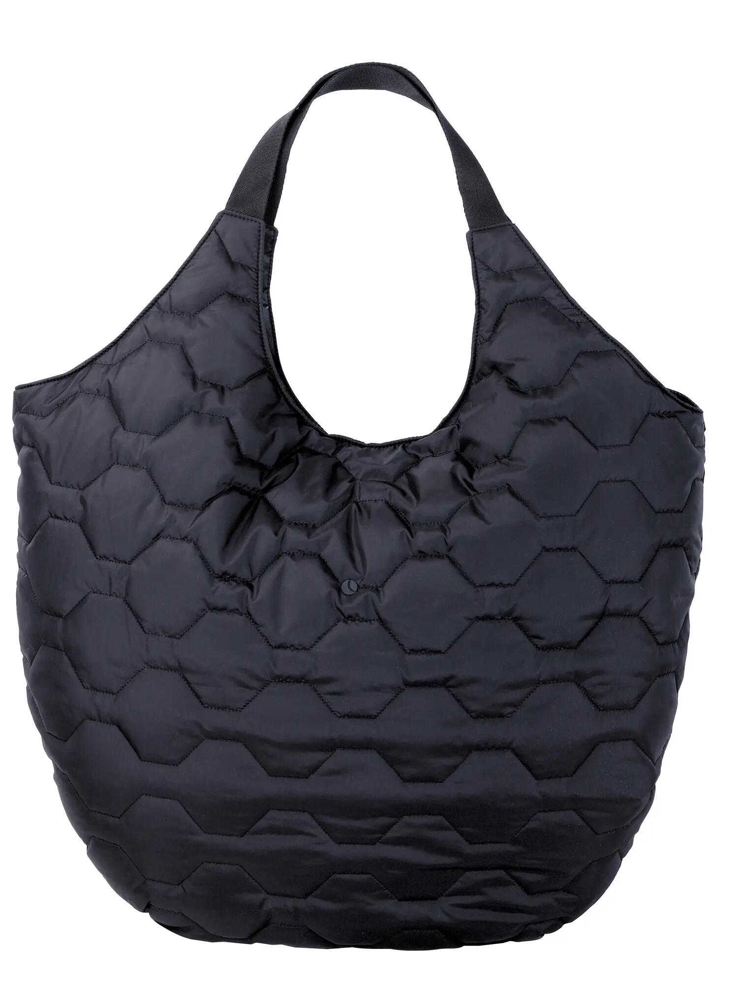 bjorn_borg BORG QUILTED TOTE in BLACK BEAUTY 3/4
