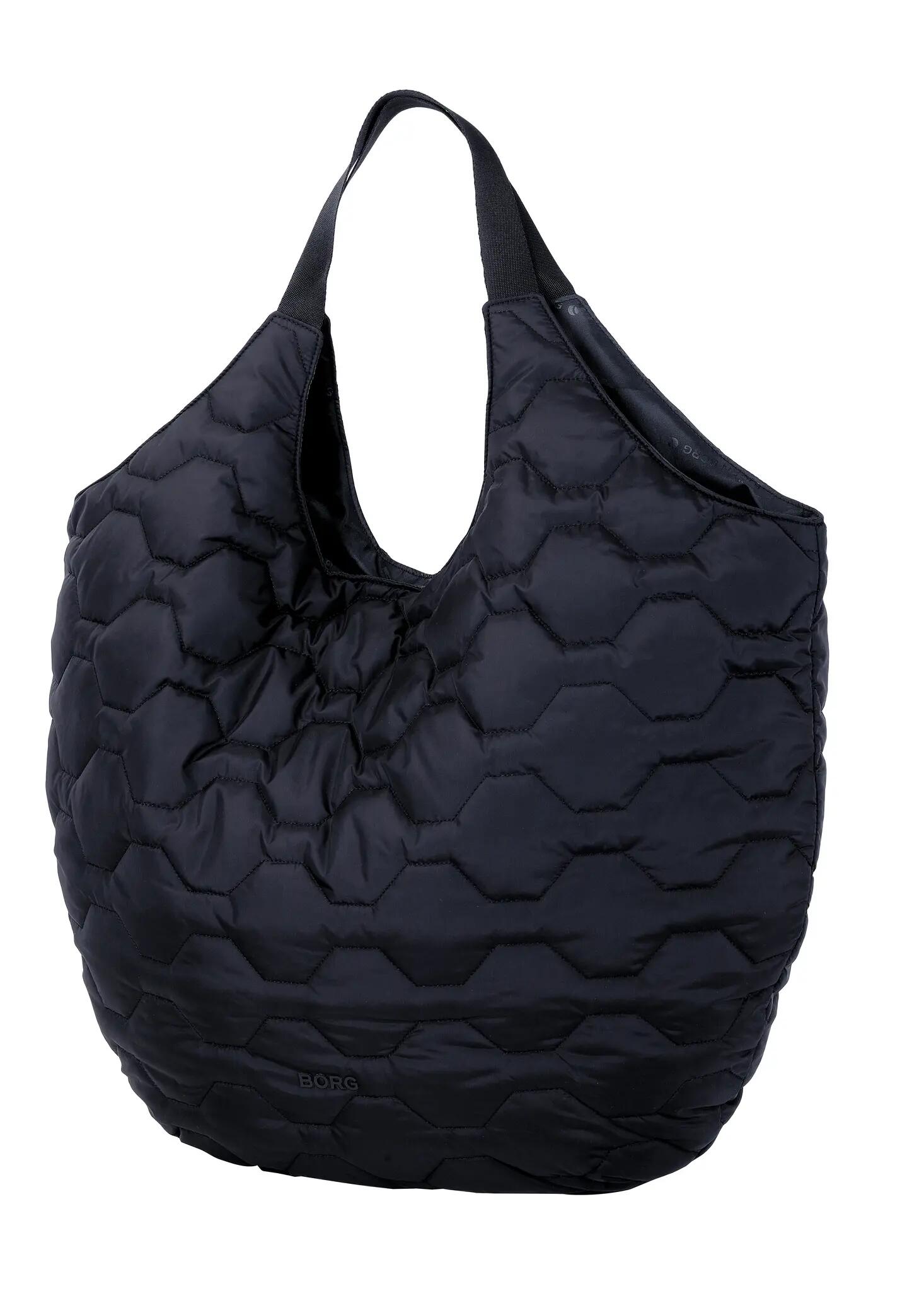 bjorn_borg BORG QUILTED TOTE in BLACK BEAUTY 2/4
