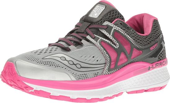Chaussures - Running - Femme - Stabilité, amorti - Hurricane ISO 3 - gris/rose