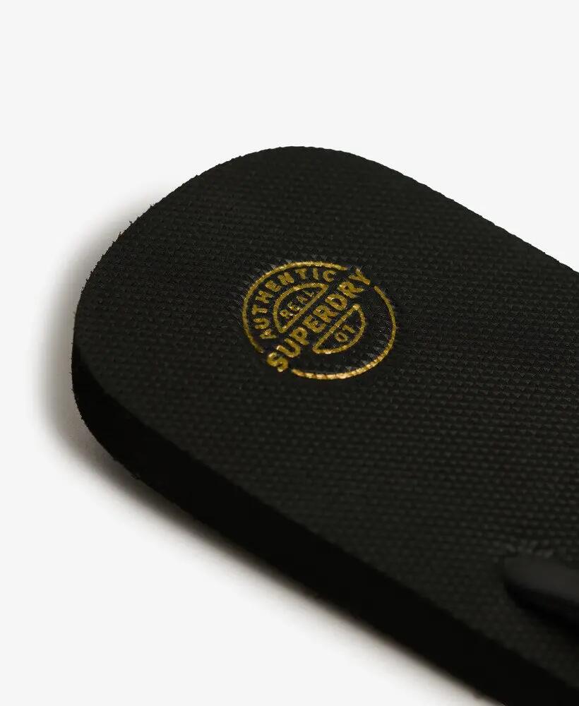 superdry Infradito Core Essential in gomma – Black 4/4