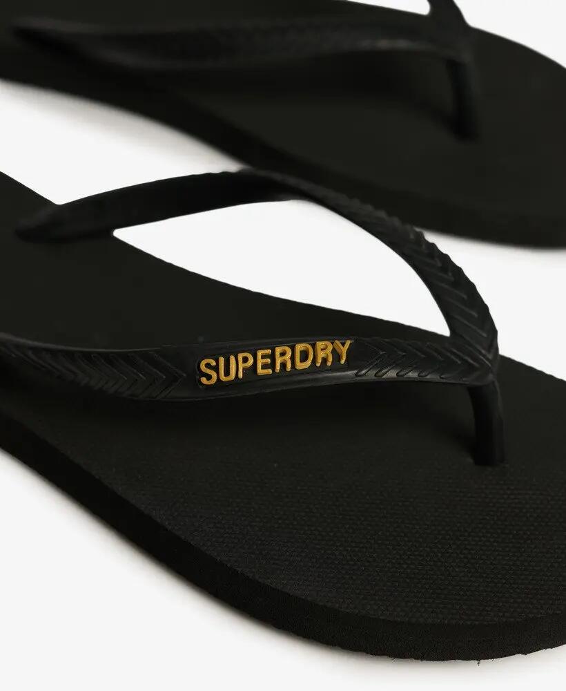 superdry Infradito Core Essential in gomma – Black 3/4