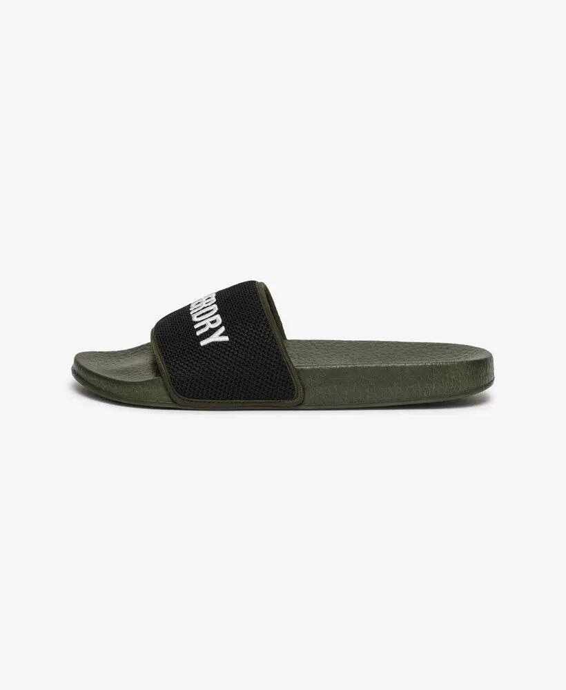 superdry Chinelos Utility Mesh Pool com palmilha moldada – Surplus Goods Olive 4/7