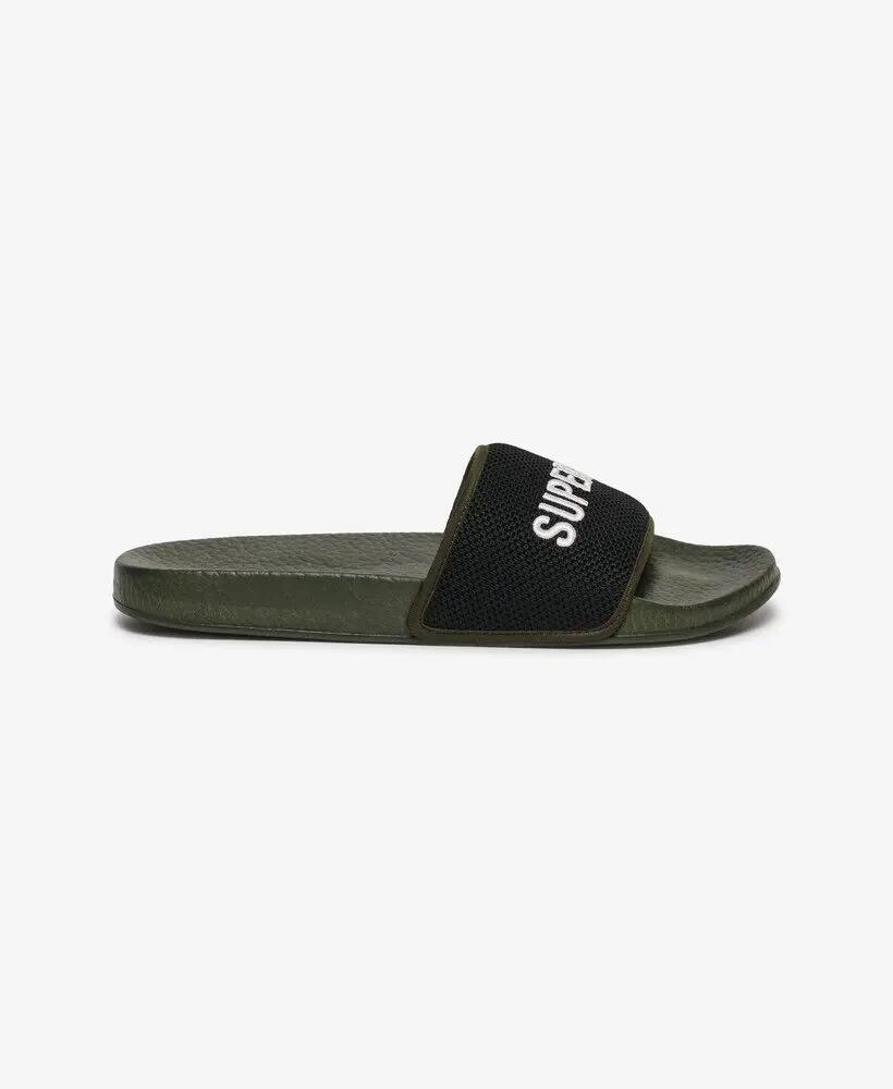 superdry Chinelos Utility Mesh Pool com palmilha moldada – Surplus Goods Olive 3/7
