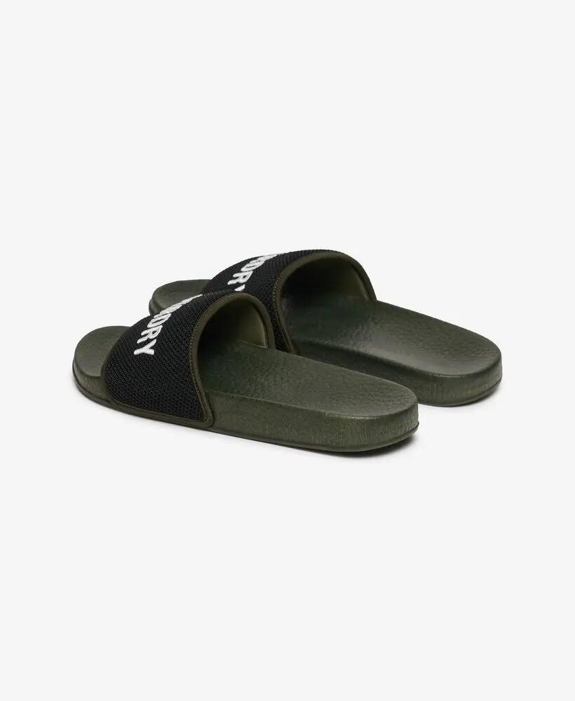 superdry Chinelos Utility Mesh Pool com palmilha moldada – Surplus Goods Olive 2/7