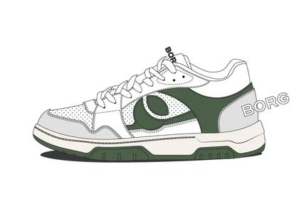 bjorn_borg OLLIE WB buty tenisowe WHITE - NAVY
