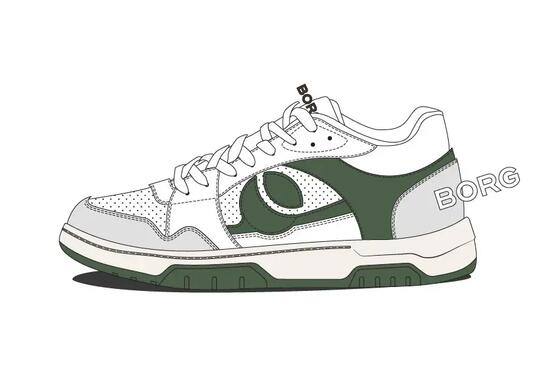 bjorn_borg OLLIE WB buty tenisowe WHITE - NAVY