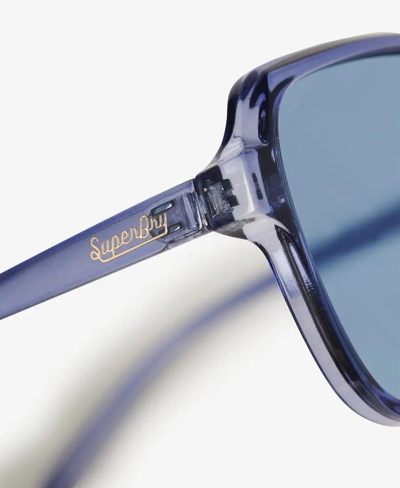 superdry Occhiali da sole Oversized Square Indigo Blue / lente blu – Indigo 3/3