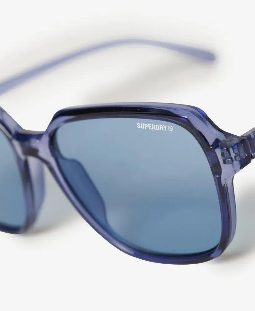 superdry Occhiali da sole Oversized Square Indigo Blue / lente blu – Indigo 2/3