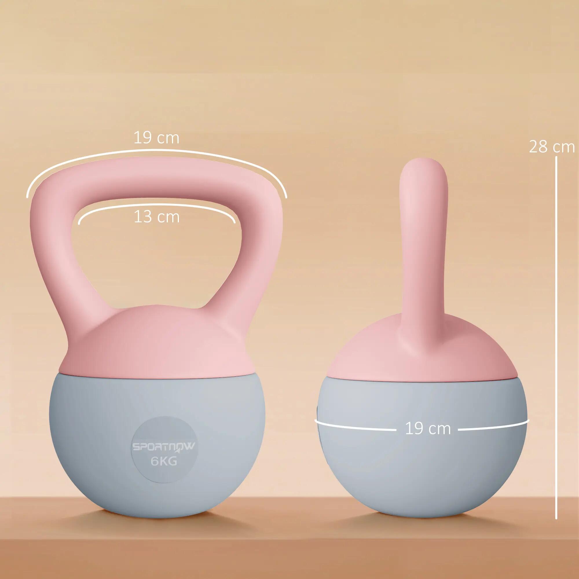 Kettlebell 6 Kg - prise ergonomique - PVC 3/5