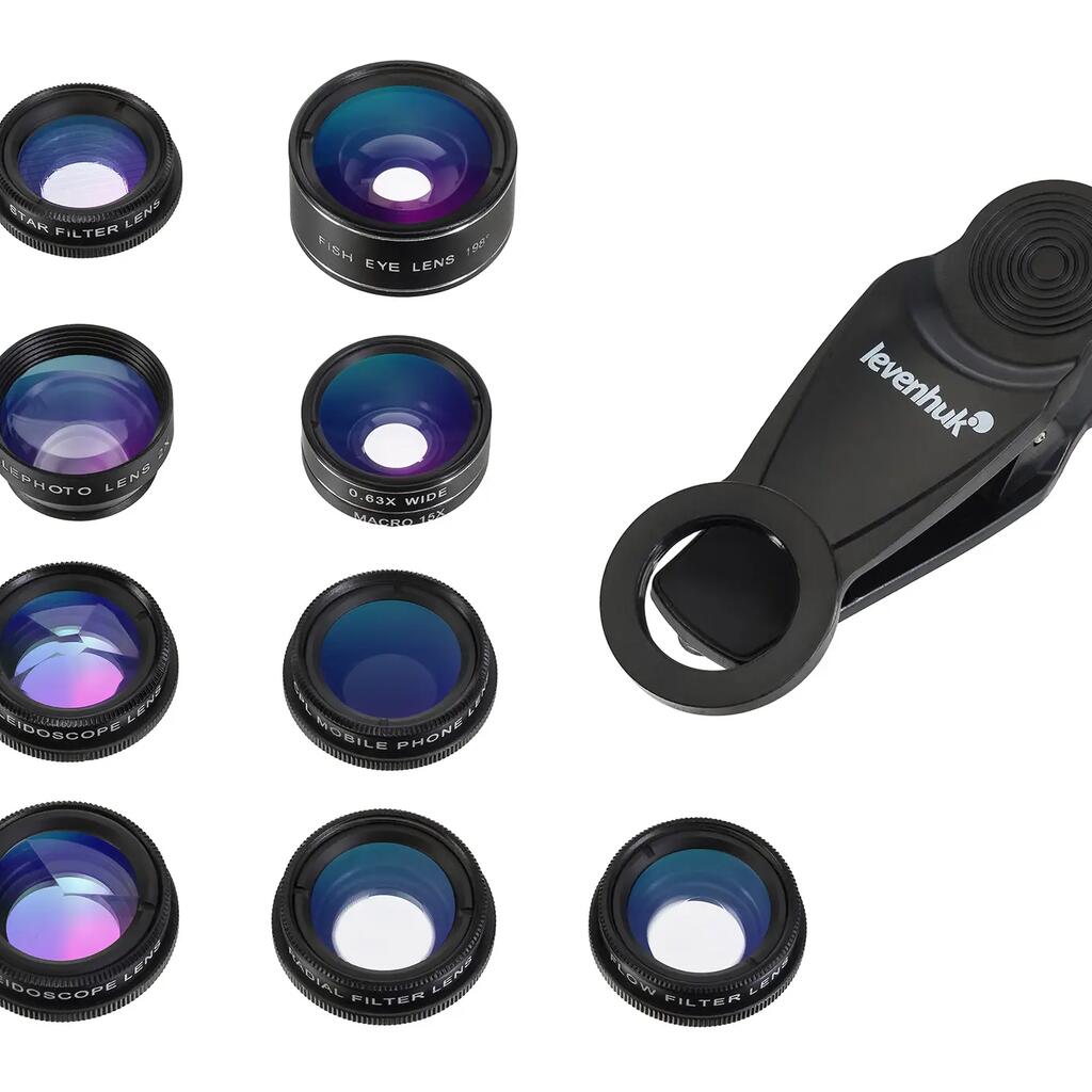 Комплект лещи за смартфон Levenhuk Lens S10