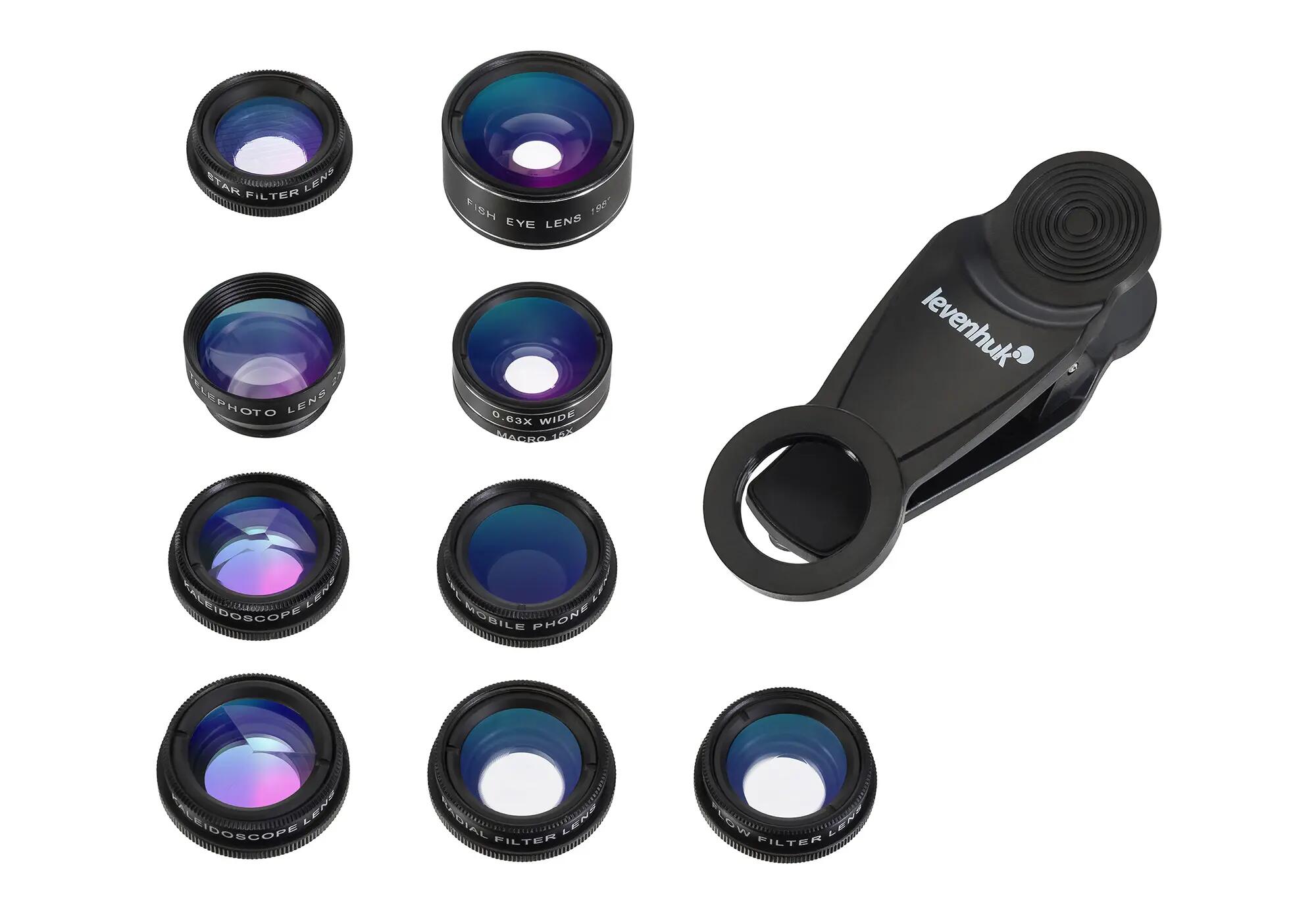 Levenhuk Lens S10 Smartphone Lens Set 1/6
