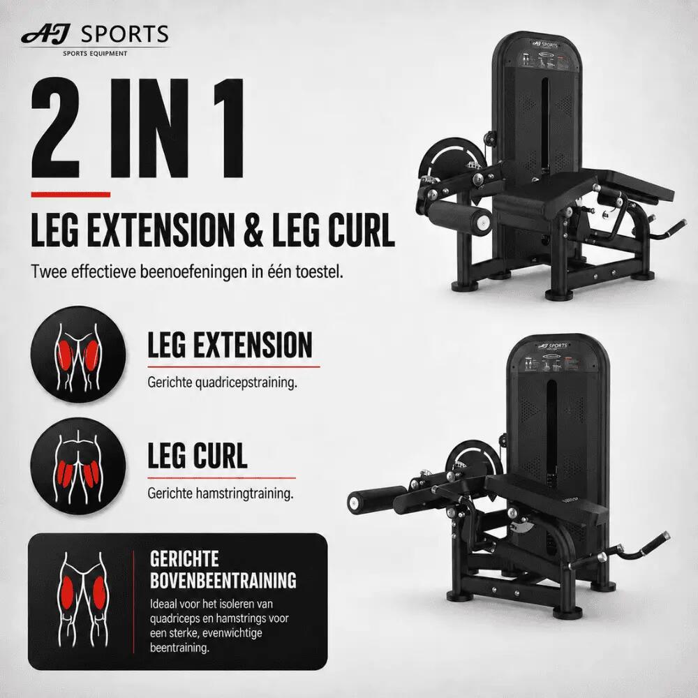 Leg Extension & Leg Curl Machine 4/7