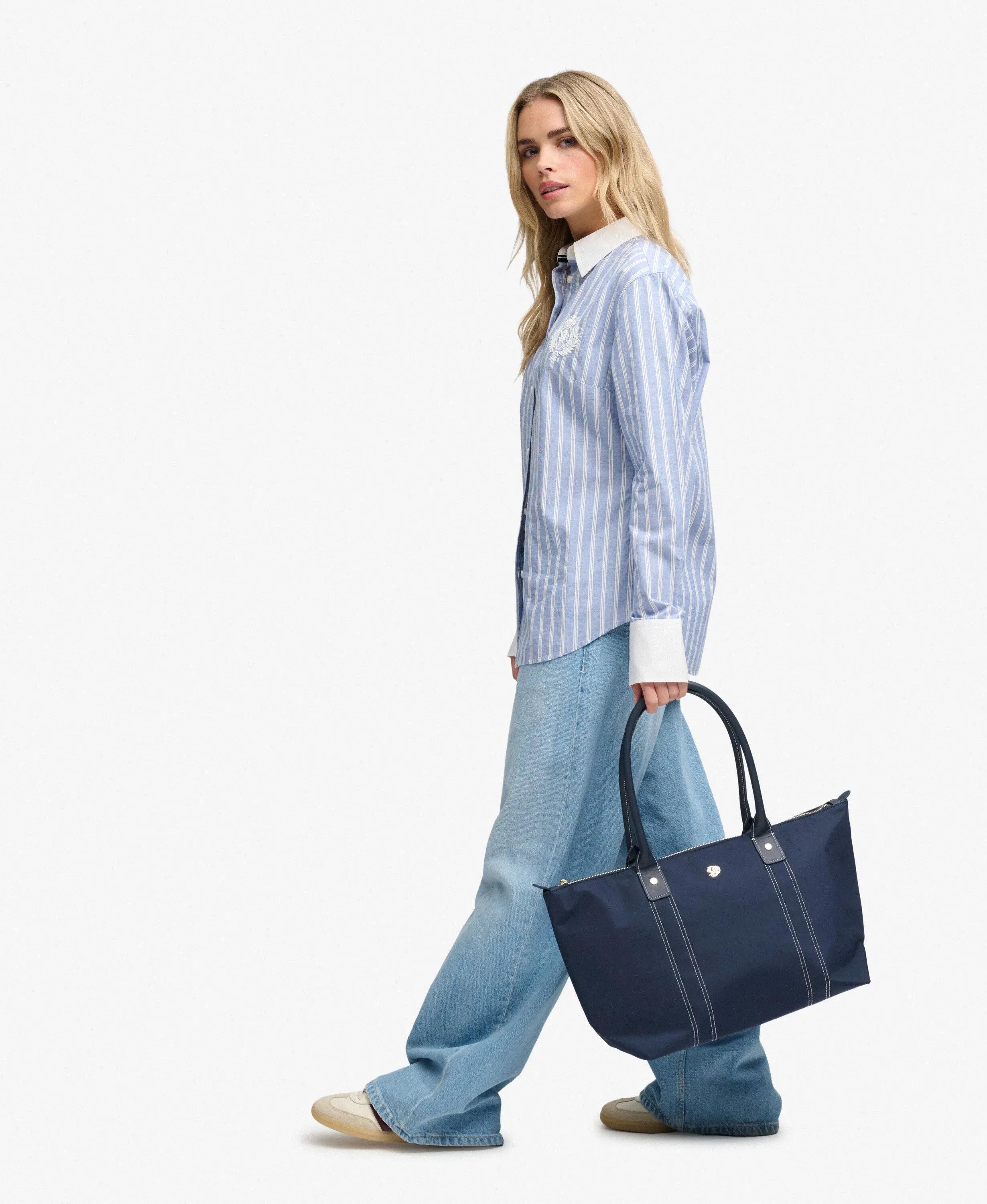 superdry Tote Bag en nylon SD&Co. avec rivets de protection – ECLIPSE NAVY 6/6