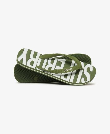 superdry Core Logo Klapki z gumy – Black