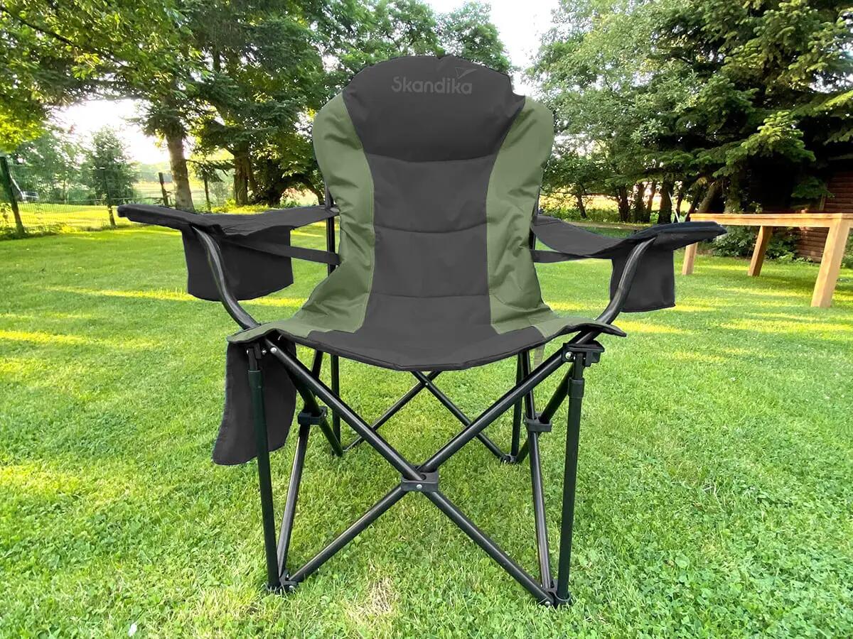 Gebraucht - Campingstuhl Relax Comfort - mit Getränkehalter und Kühlfach 2/11